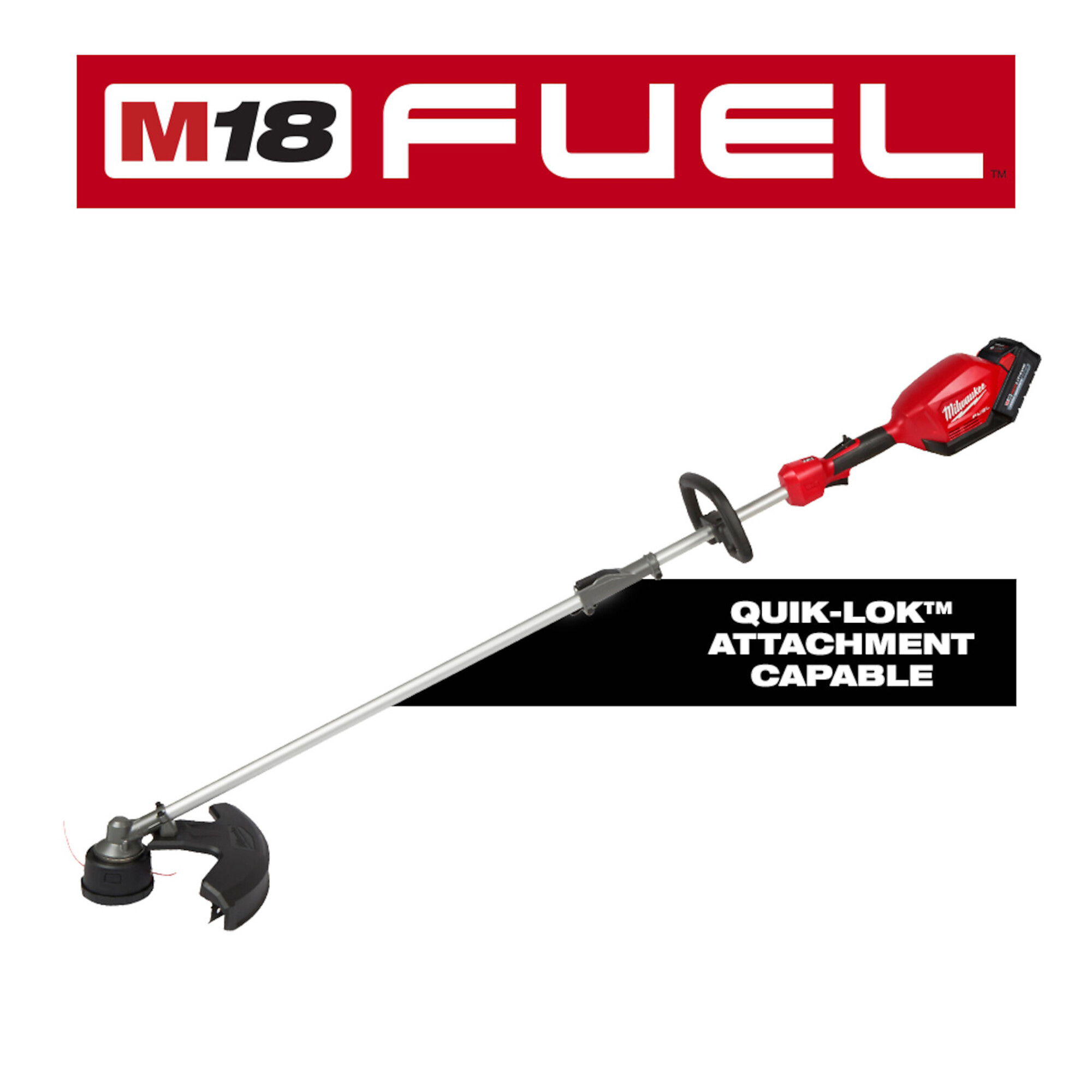 Milwaukee M18 FUEL String Trimmer Kit with QUIK-LOK, Complete 18V Li-Ion System, Model# 2825-21ST